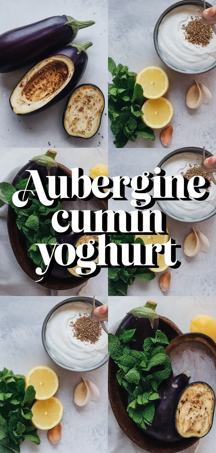 A photo of Aubergine Cumin Yoghurt Recipe