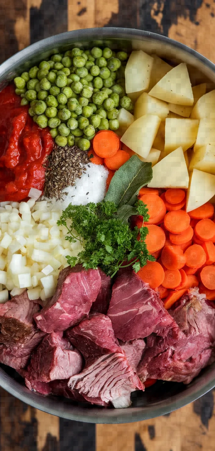 Ingredients photo for Lamb Stew Potato Recipe