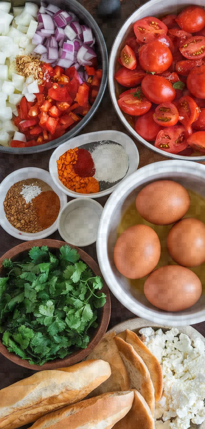 Ingredients photo for Shakshuka Recipe