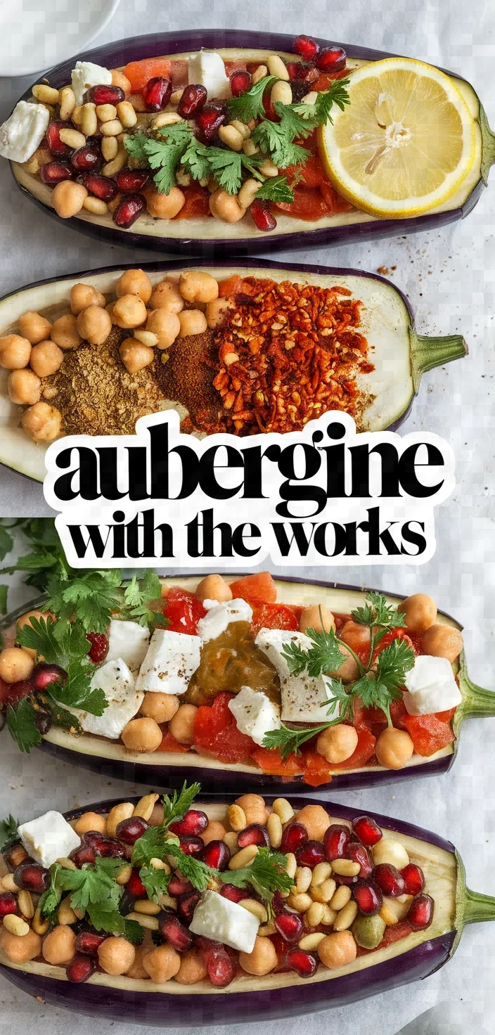 Aubergine With The Works Recipe