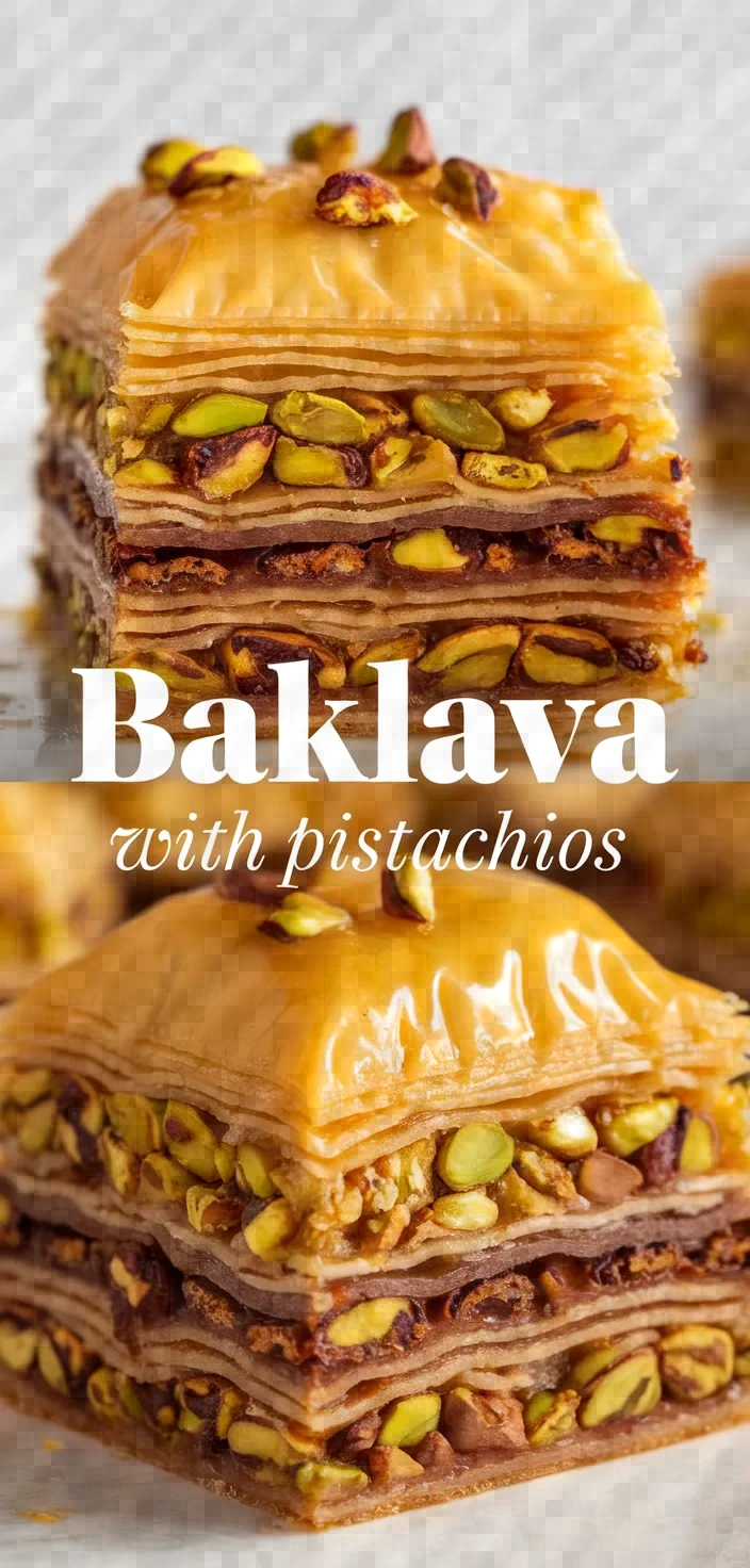 Baklava With Pistachios Recipe