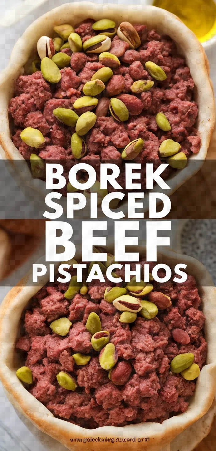 Borek Spiced Beef Pistachios Recipe