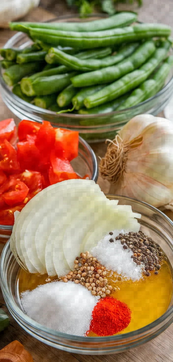 Ingredients photo for Braised Green Beans Recipe