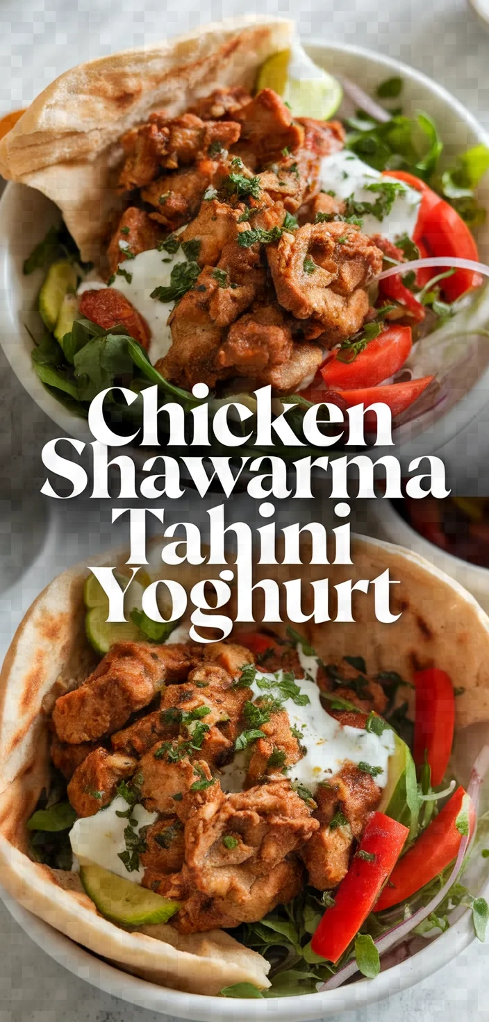 Photo of Chicken Shawarma Tahini Yoghurt Recipe