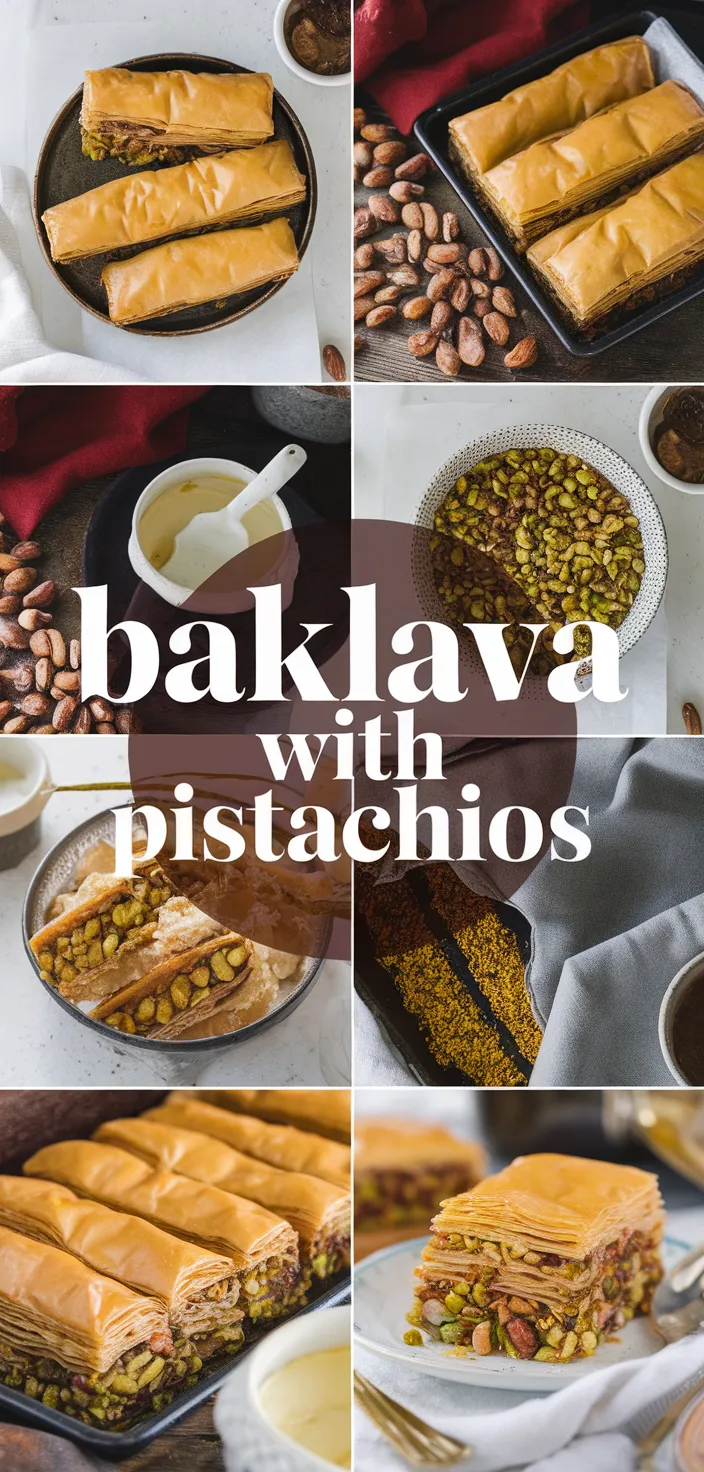A photo of Baklava With Pistachios Recipe
