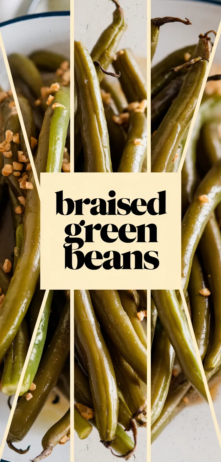 A photo of Braised Green Beans Recipe