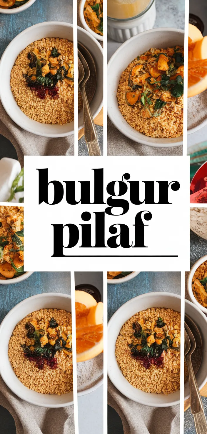 A photo of Bulgur Pilaf Recipe