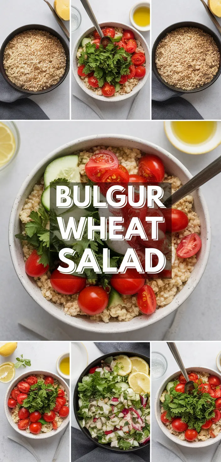 A photo of Bulgur Wheat Salad Recipe