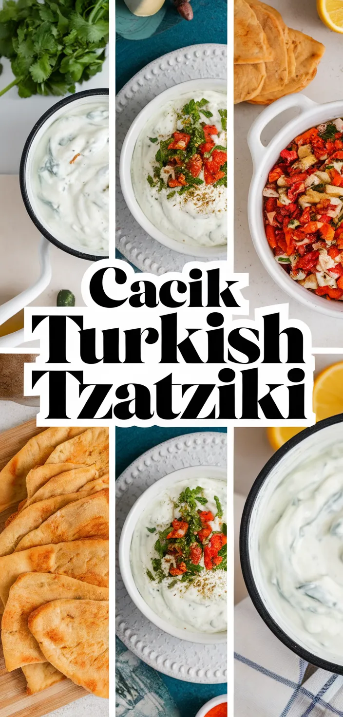 A photo of Cacik Turkish Tzatziki Recipe