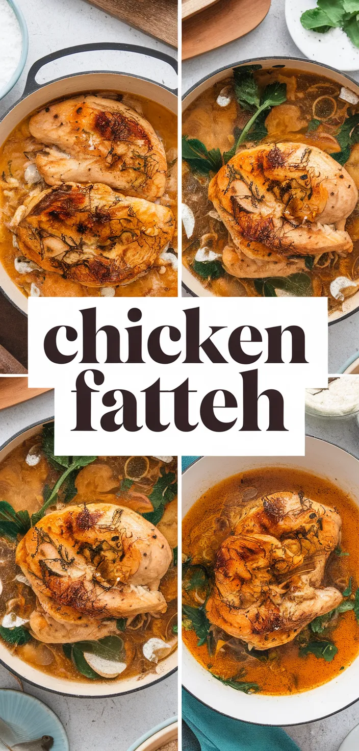 A photo of Chicken Fatteh Recipe