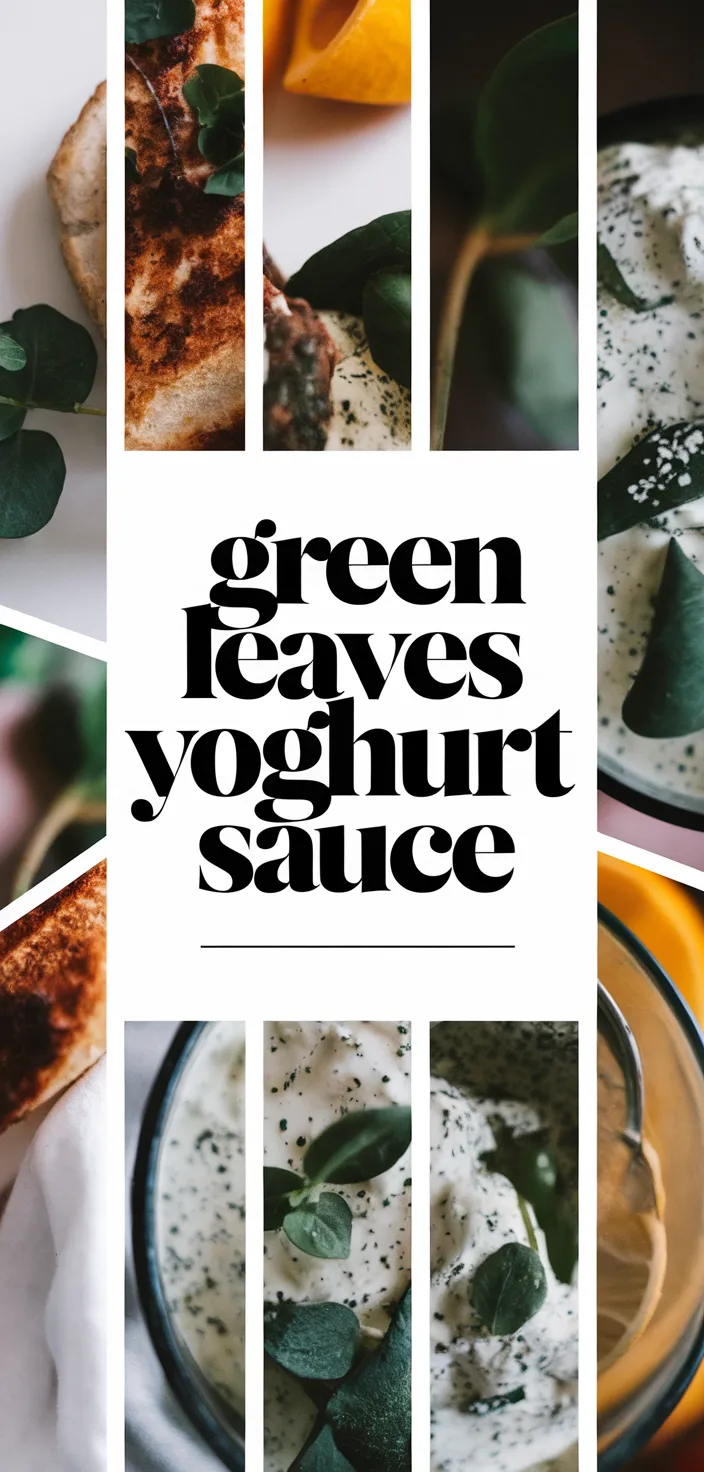 A photo of Green Leaves Yoghurt Sauce Recipe