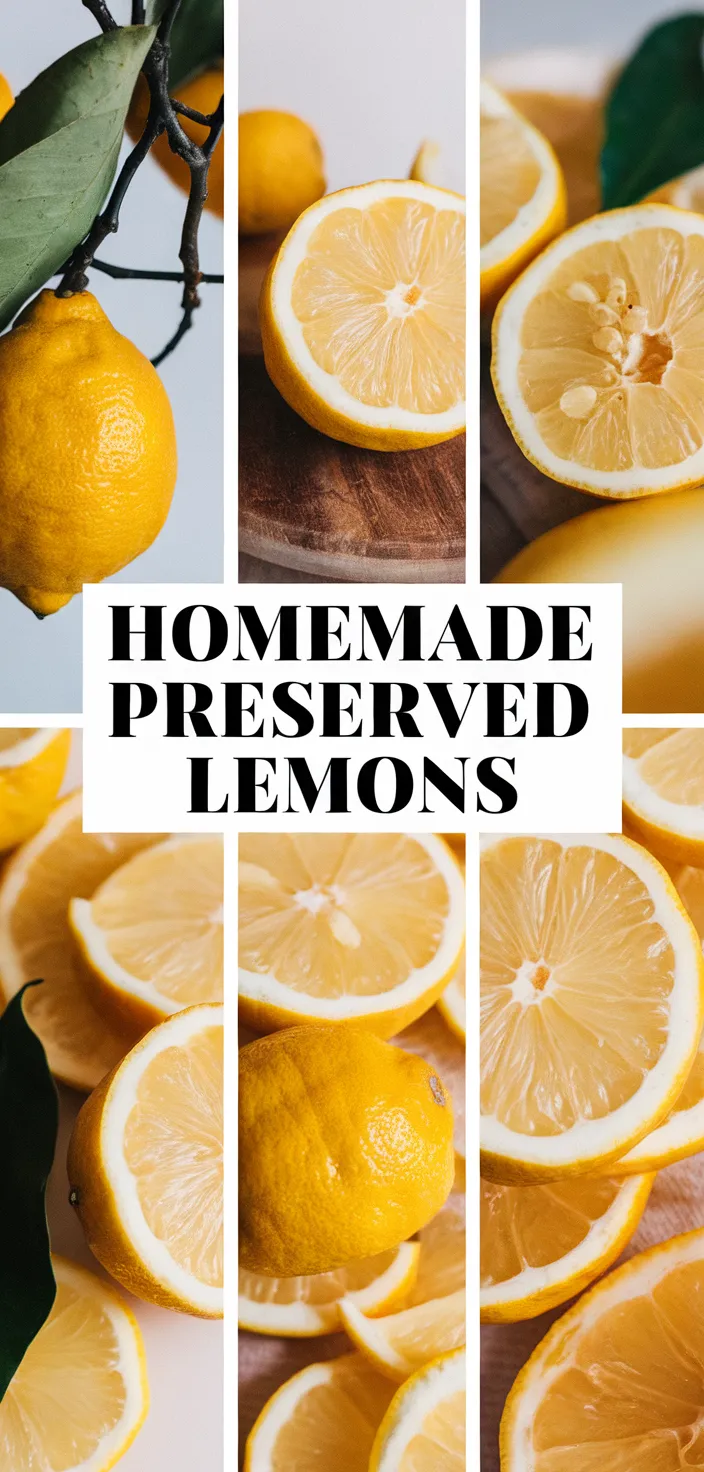 A photo of Homemade Preserved Lemons Recipe