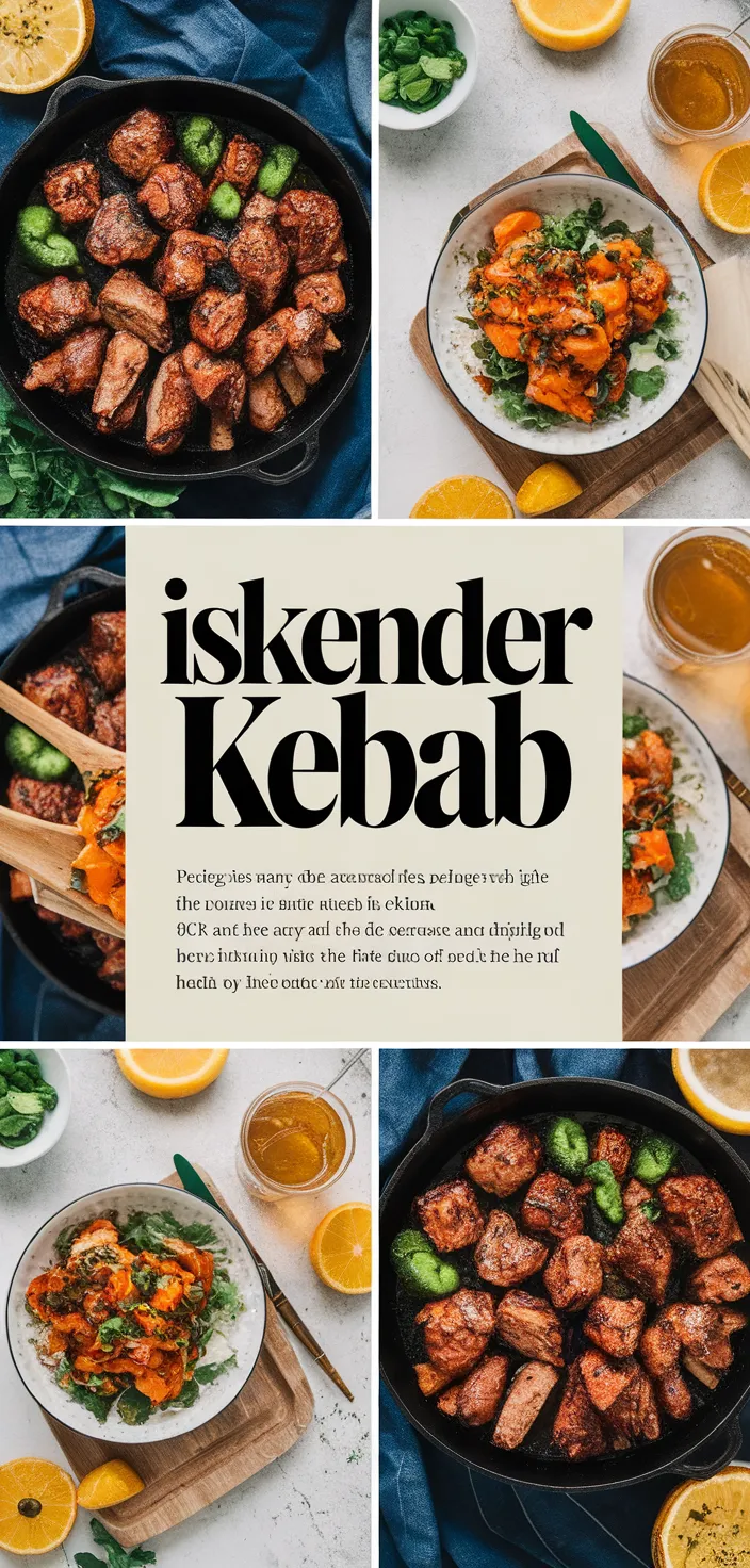 A photo of Iskender Kebab Recipe