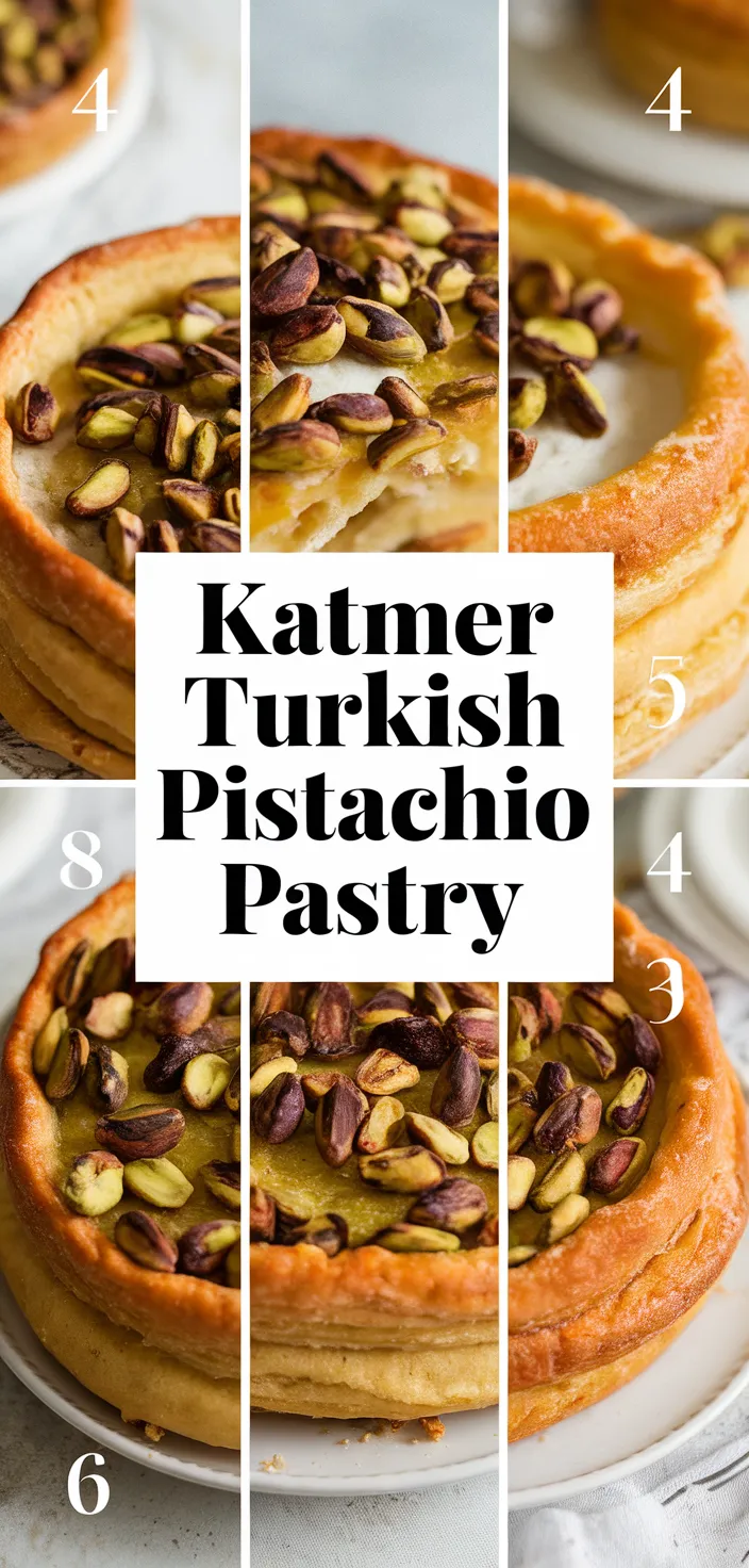 A photo of Katmer Turkish Pistachio Pastry Dessert Recipe