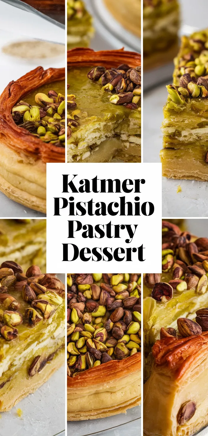 A photo of Katmer Turkish Pistachio Pastry Dessert Recipe