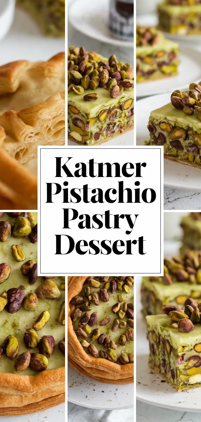 A photo of Katmer Turkish Pistachio Pastry Dessert Recipe