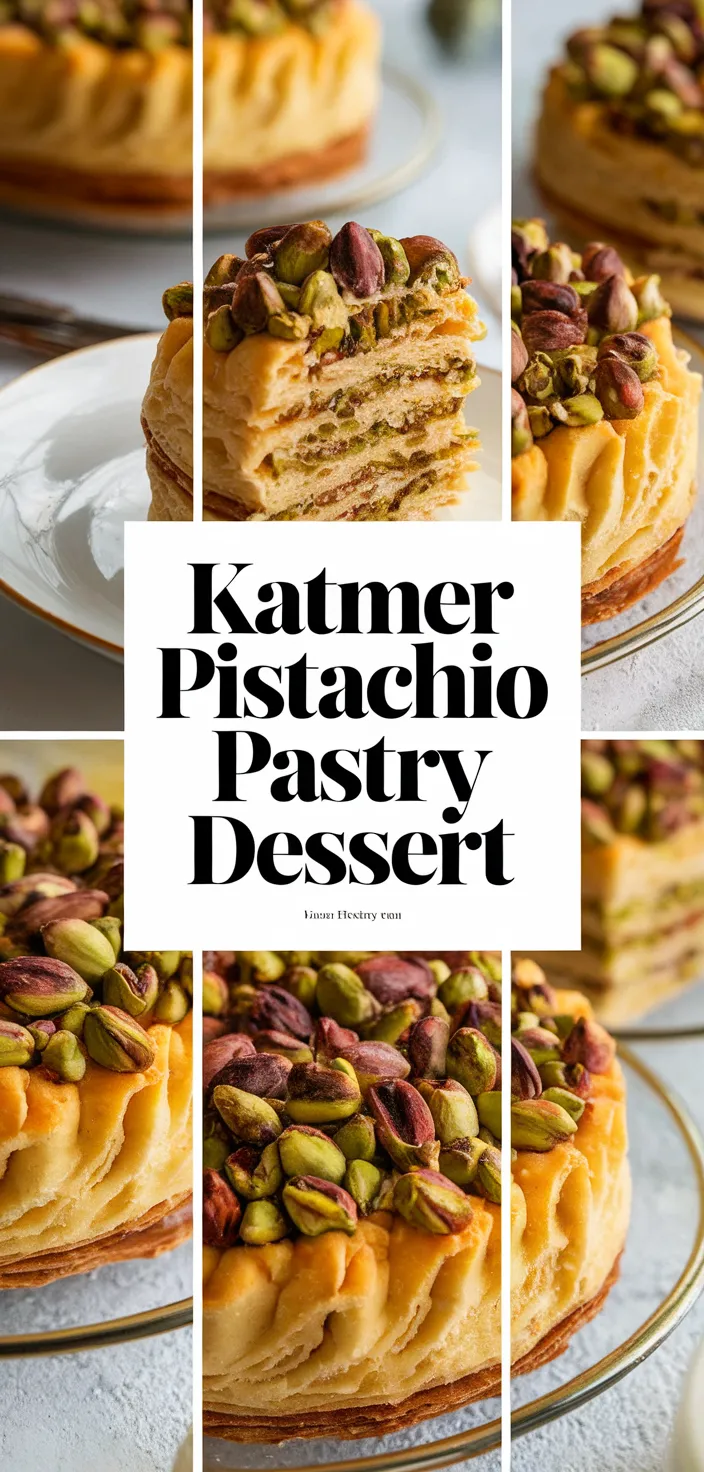 A photo of Katmer Turkish Pistachio Pastry Dessert Recipe