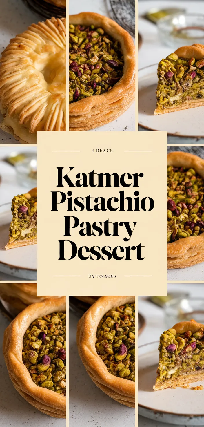 A photo of Katmer Turkish Pistachio Pastry Dessert Recipe