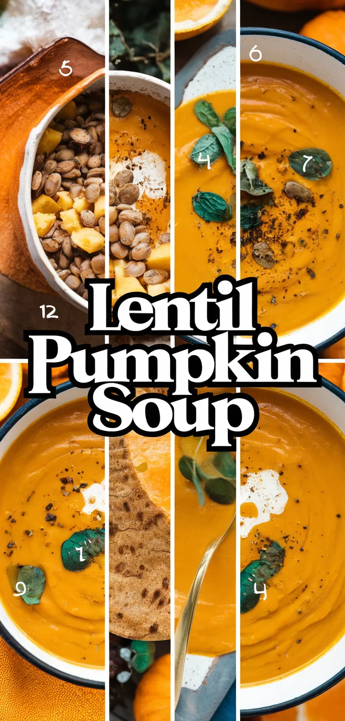 A photo of Lentil Pumpkin Soup Recipe