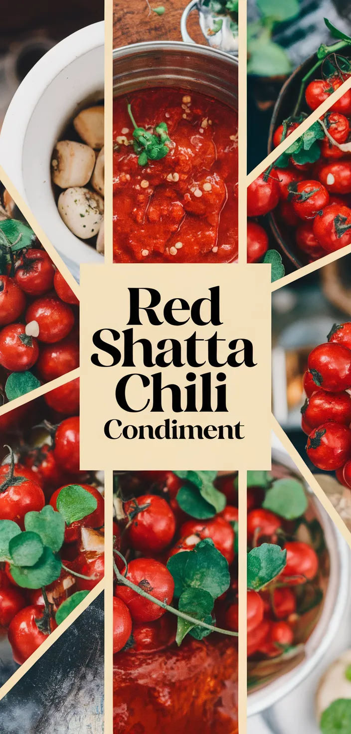 A photo of Red Shatta Palestinian Chili Condiment Recipe