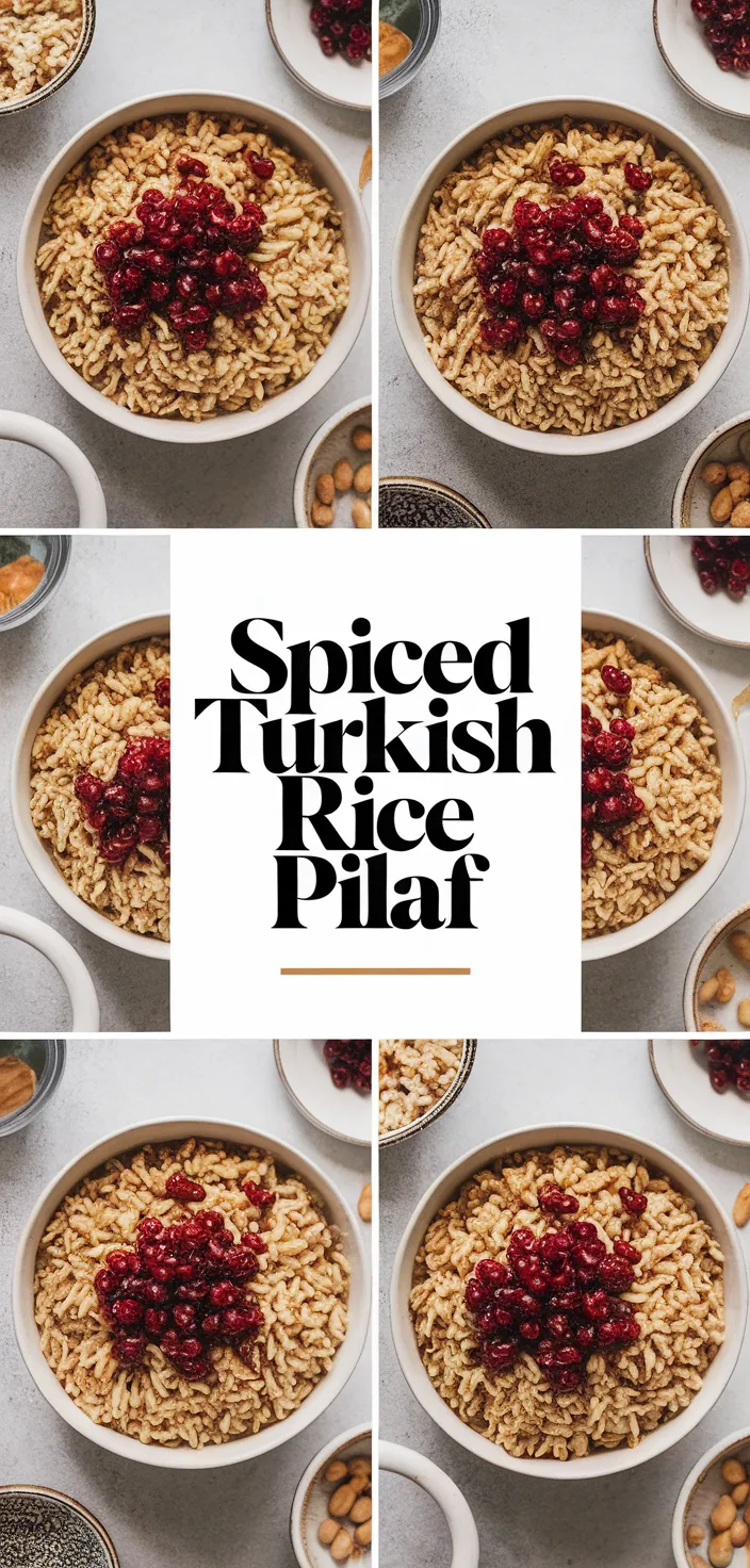 A photo of Spiced Turkish Rice Currants Pinenuts Ic Pilavi Recipe