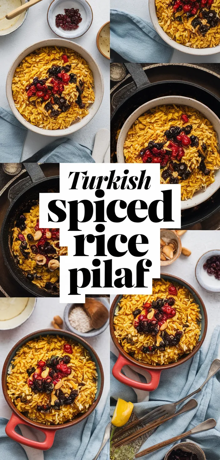 A photo of Spiced Turkish Rice Currants Pinenuts Ic Pilavi Recipe