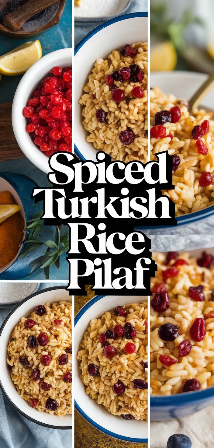 A photo of Spiced Turkish Rice Currants Pinenuts Ic Pilavi Recipe