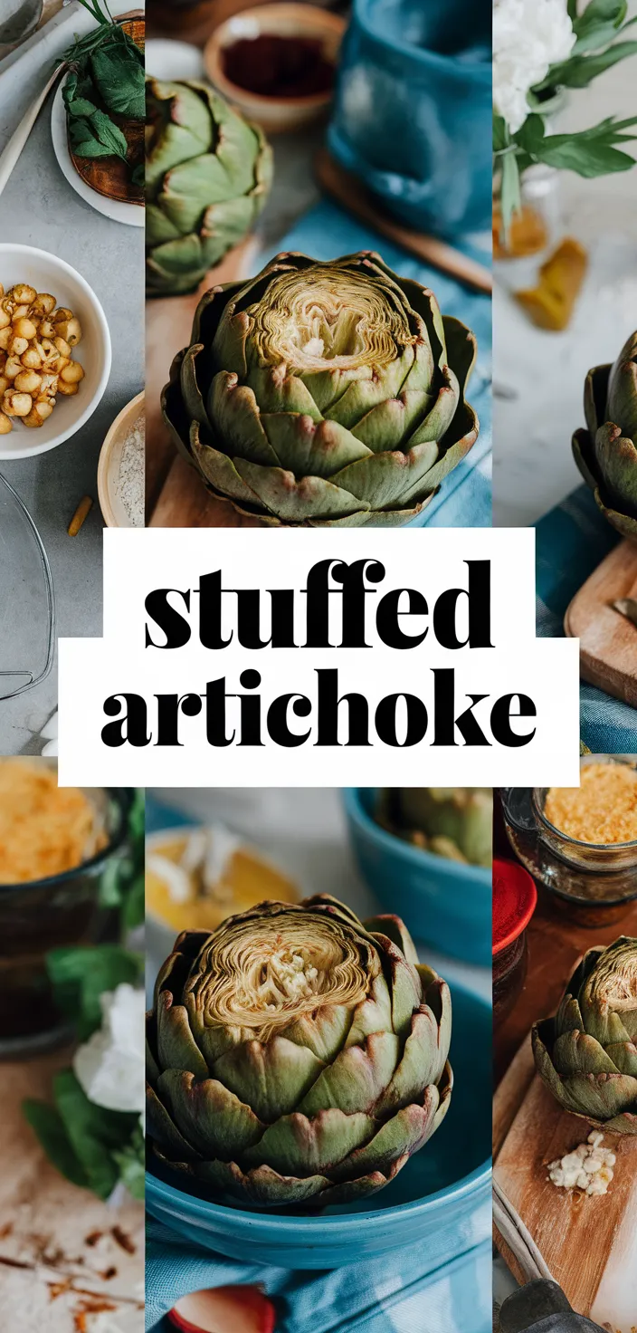 A photo of Stuffed Artichoke Recipe