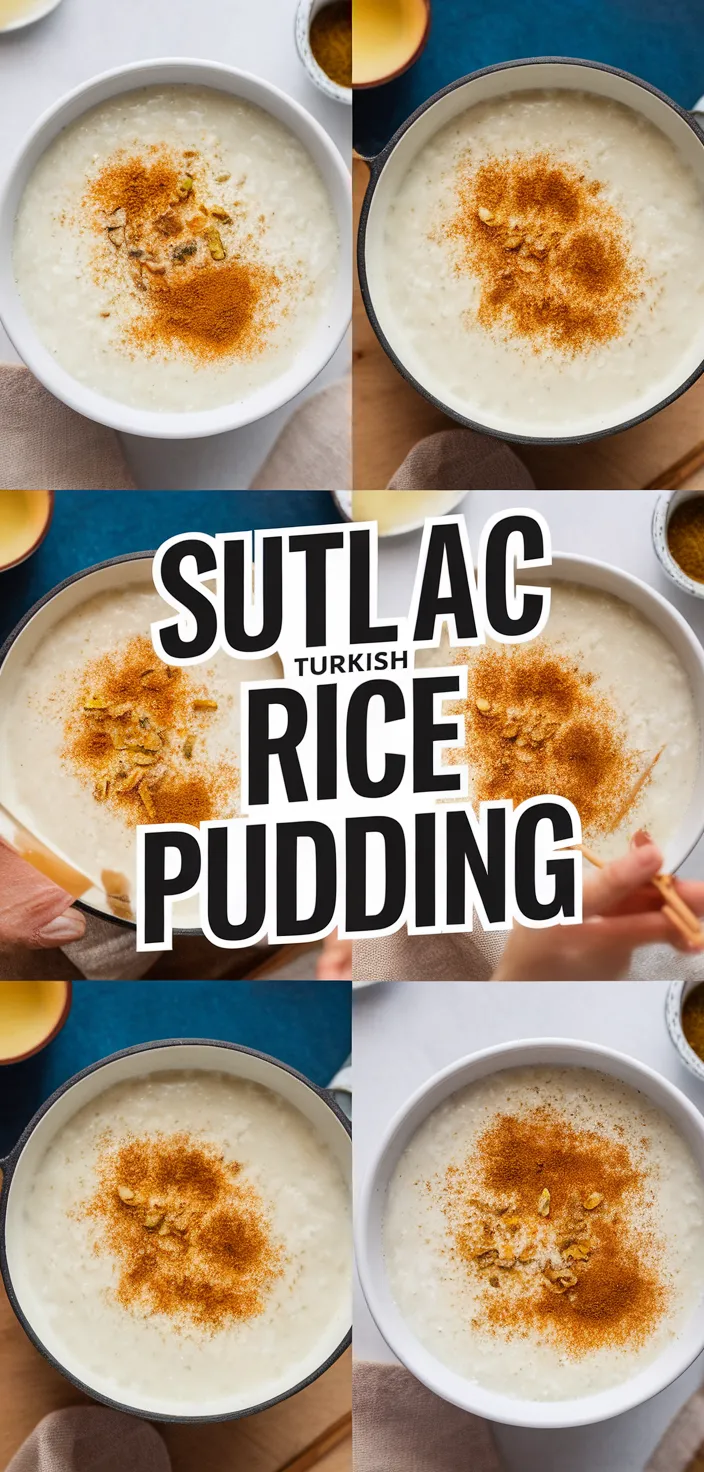 A photo of Sutlac Turkish Rice Pudding Recipe