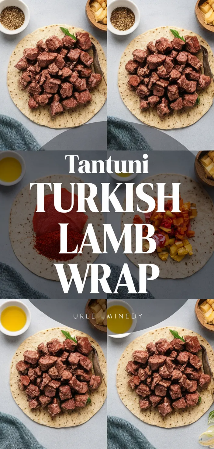 A photo of Tantuni Turkish Lamb Wrap Recipe