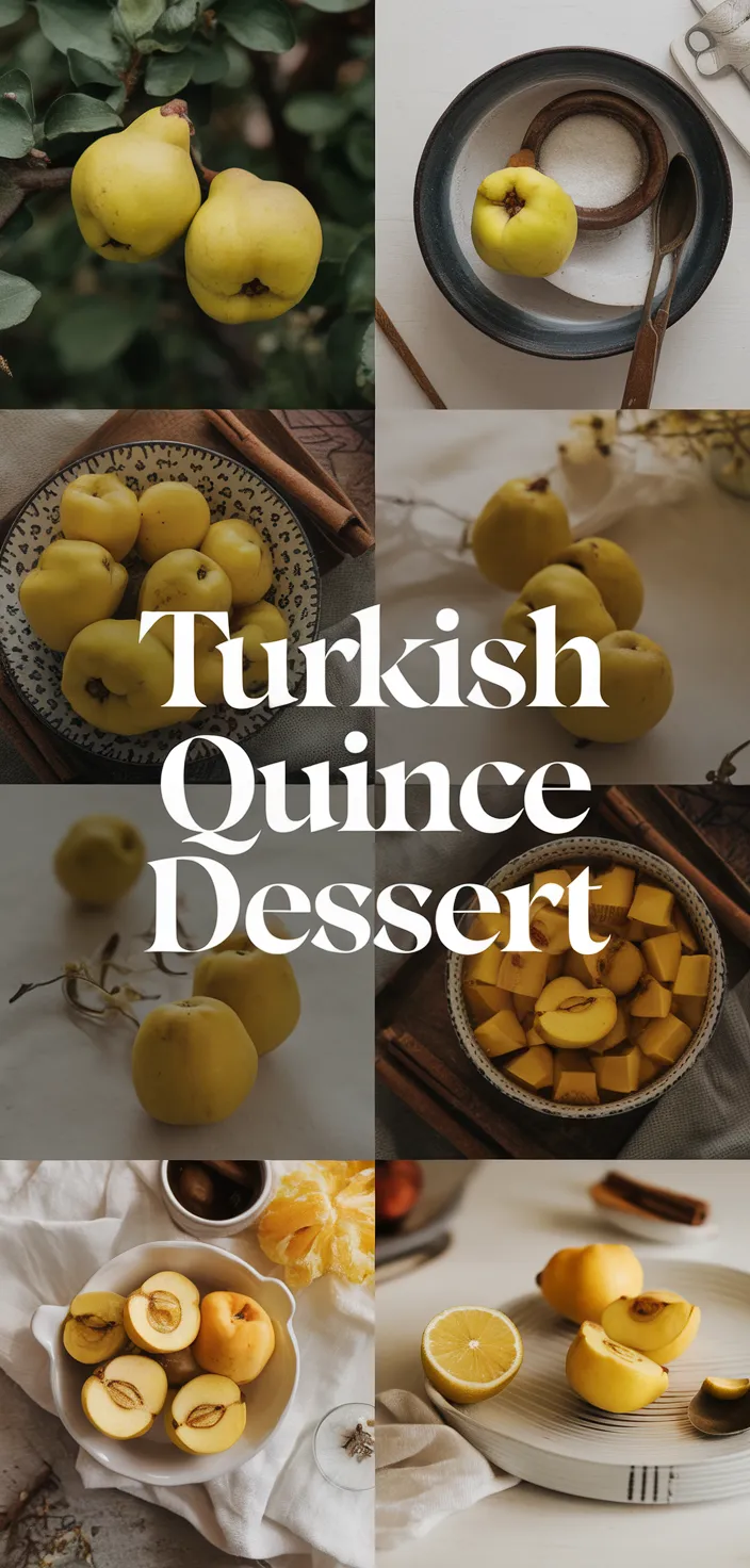 A photo of Turkish Quince Dessert Ayva Tatlisi Recipe