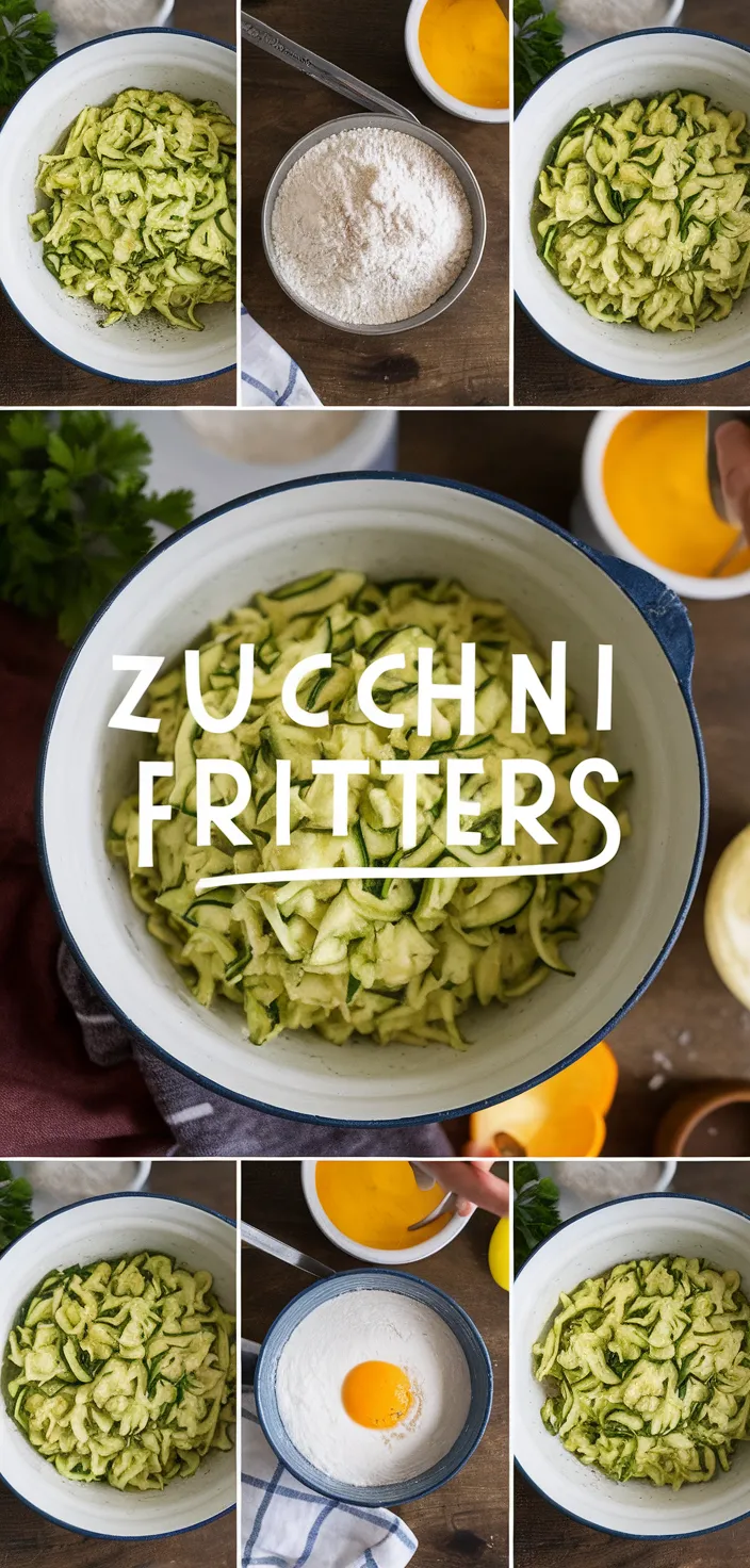 A photo of Zucchini Fritters Recipe