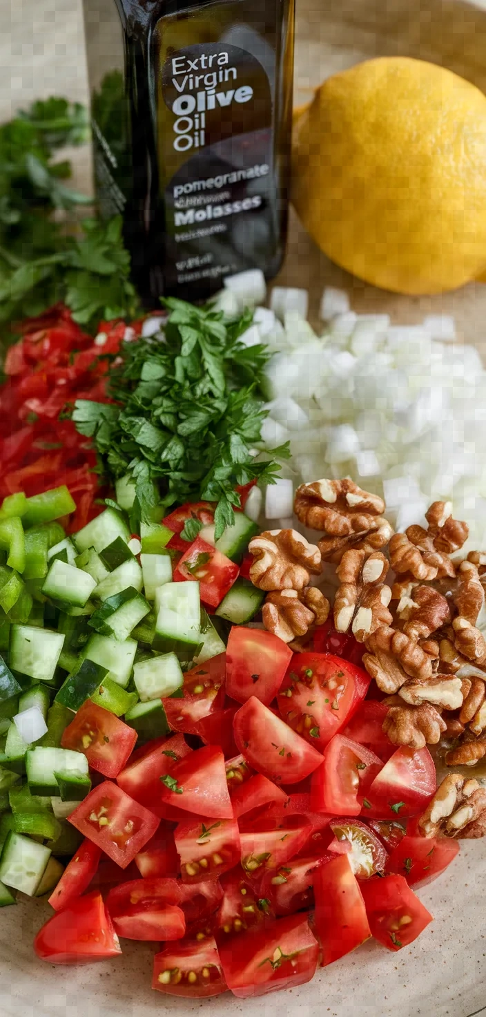 Ingredients photo for Gavurdagi Salatasi Recipe