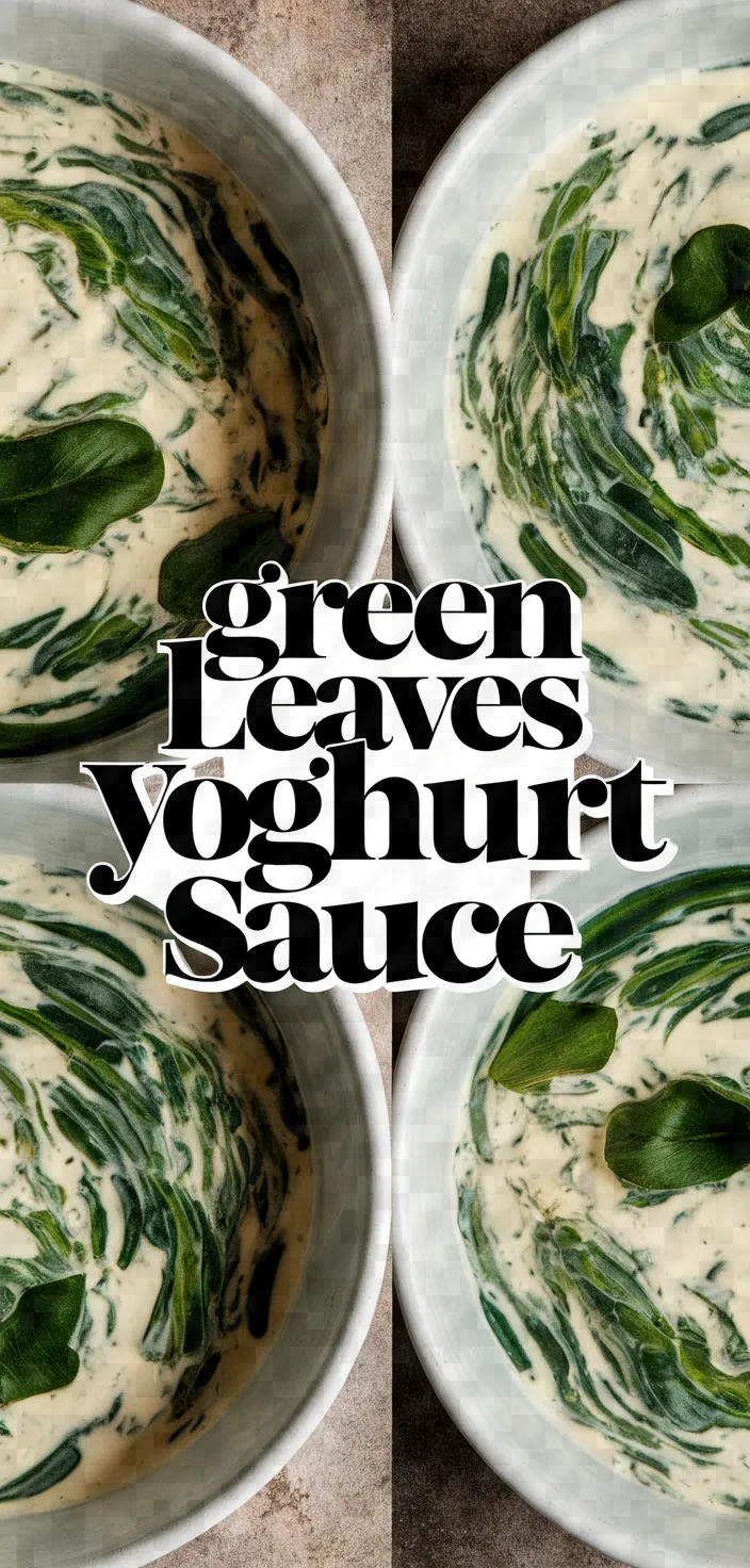 Green Leaves Yoghurt Sauce Recipe