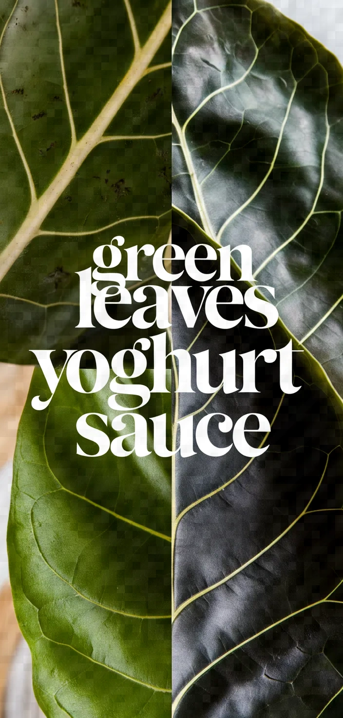 Green Leaves Yoghurt Sauce Recipe