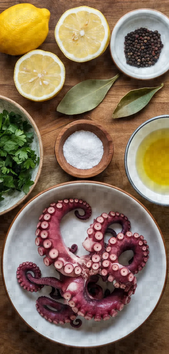 Ingredients photo for Grilled Octopus Recipe