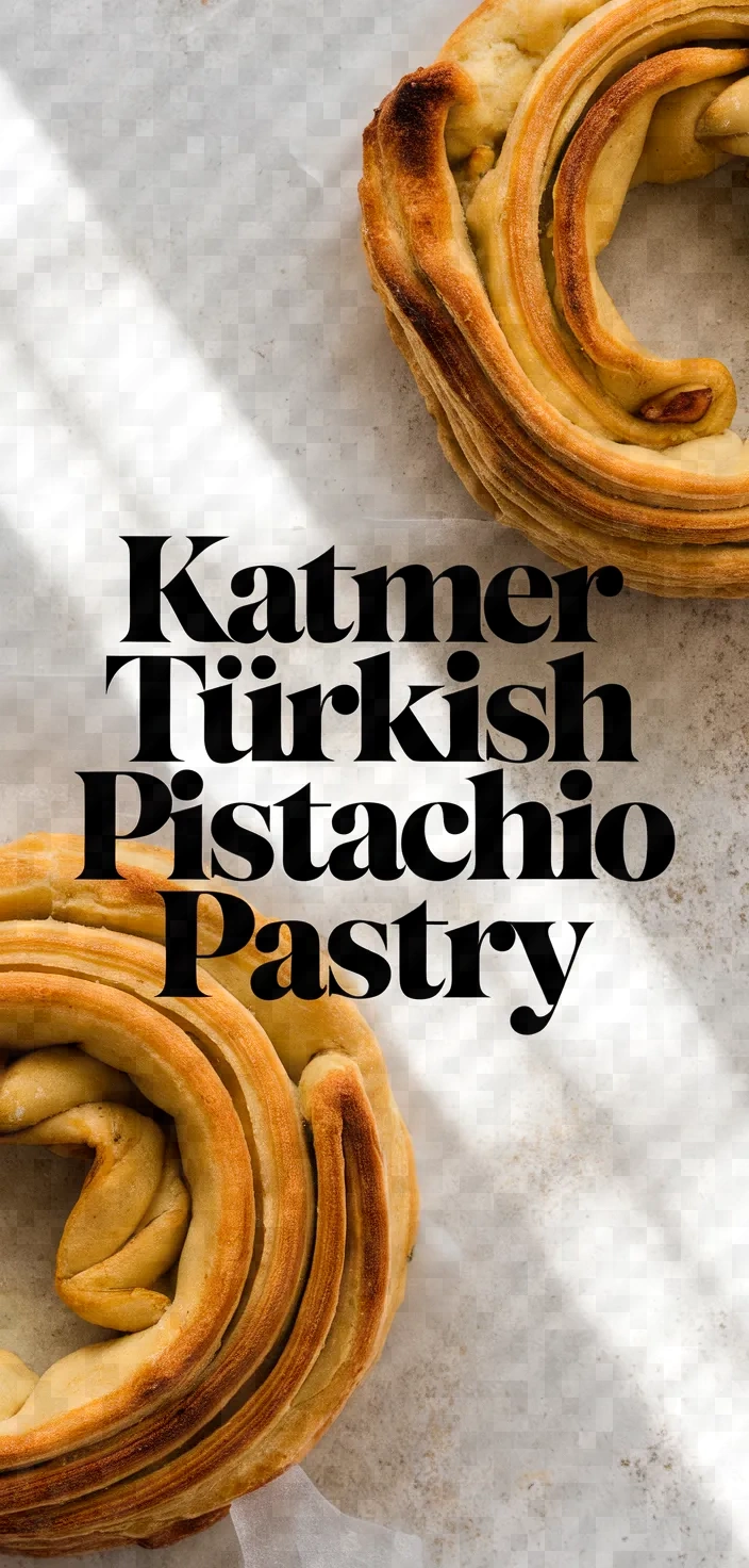 Katmer Turkish Pistachio Pastry Dessert Recipe