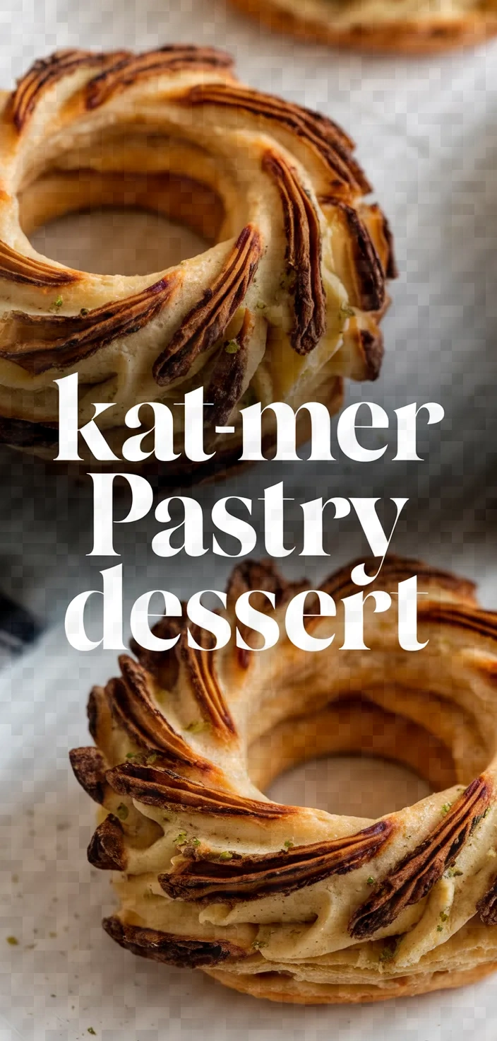 Katmer Turkish Pistachio Pastry Dessert Recipe