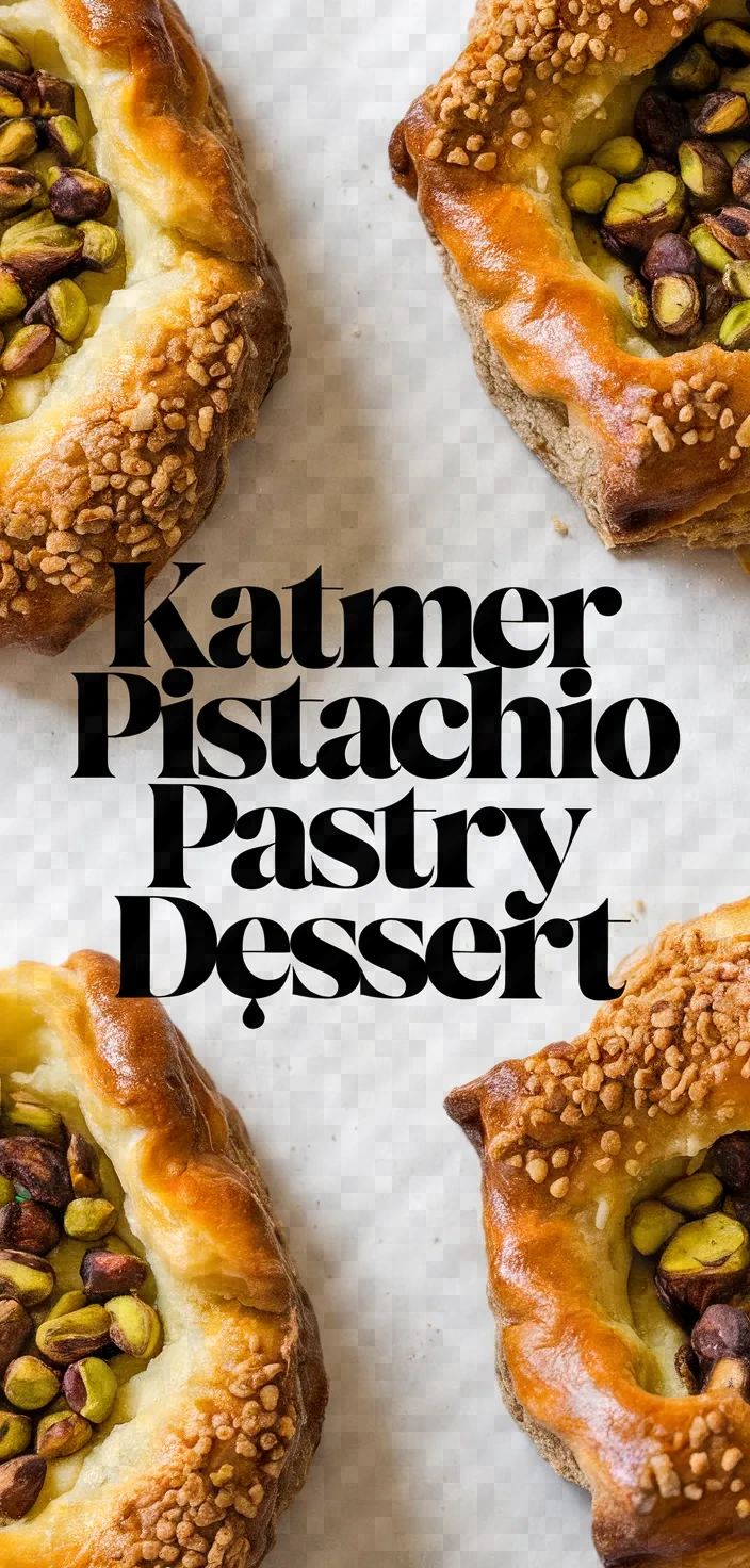 Katmer Turkish Pistachio Pastry Dessert Recipe