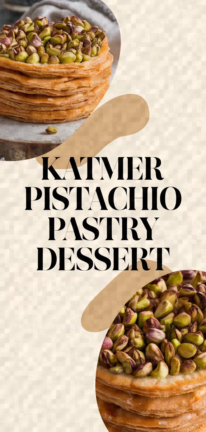 Katmer Turkish Pistachio Pastry Dessert Recipe