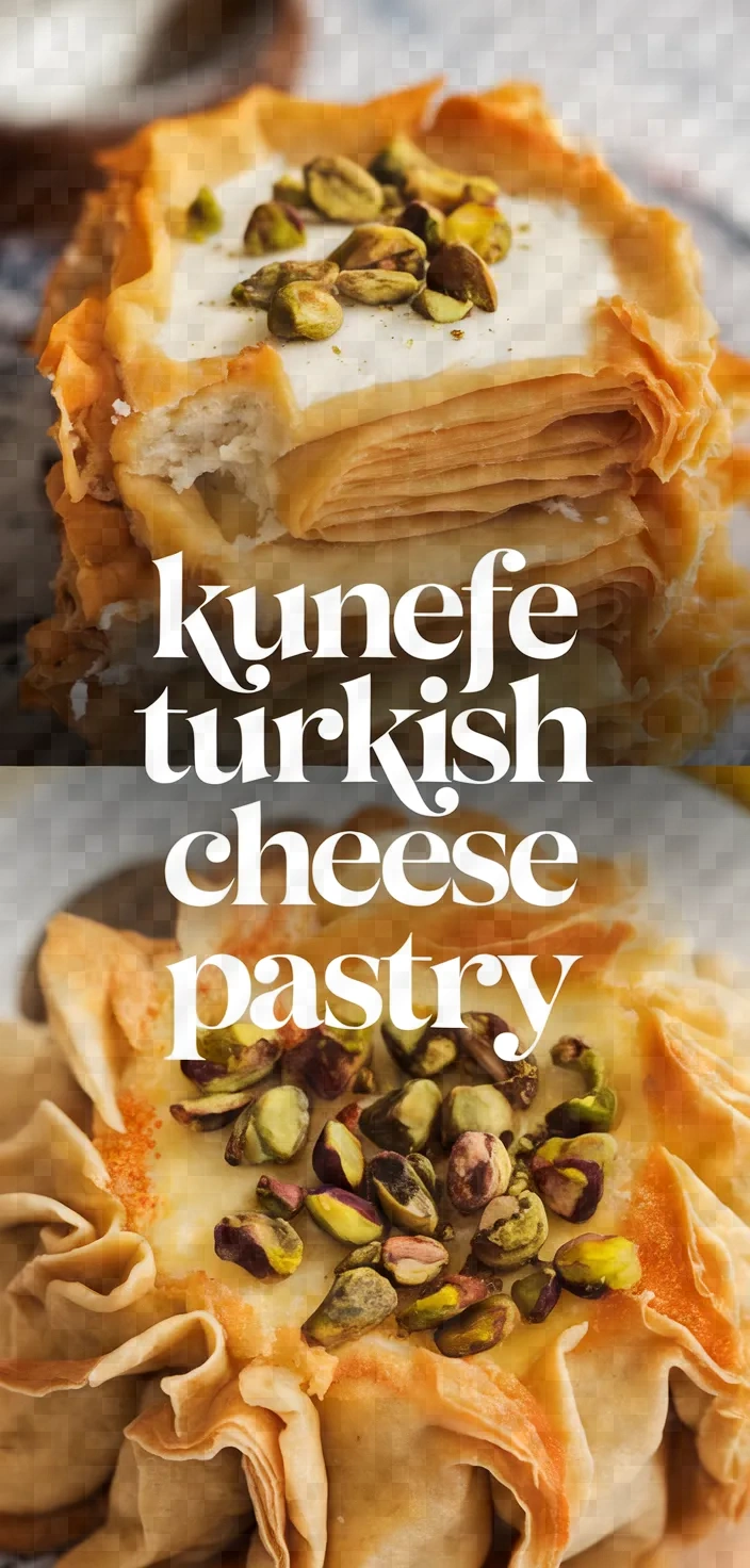 Kunefe Turkish Cheese Pastry Recipe