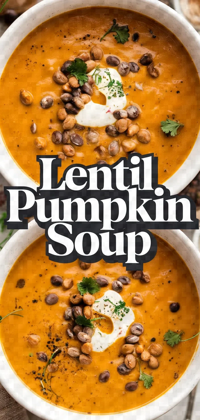 Lentil Pumpkin Soup Recipe