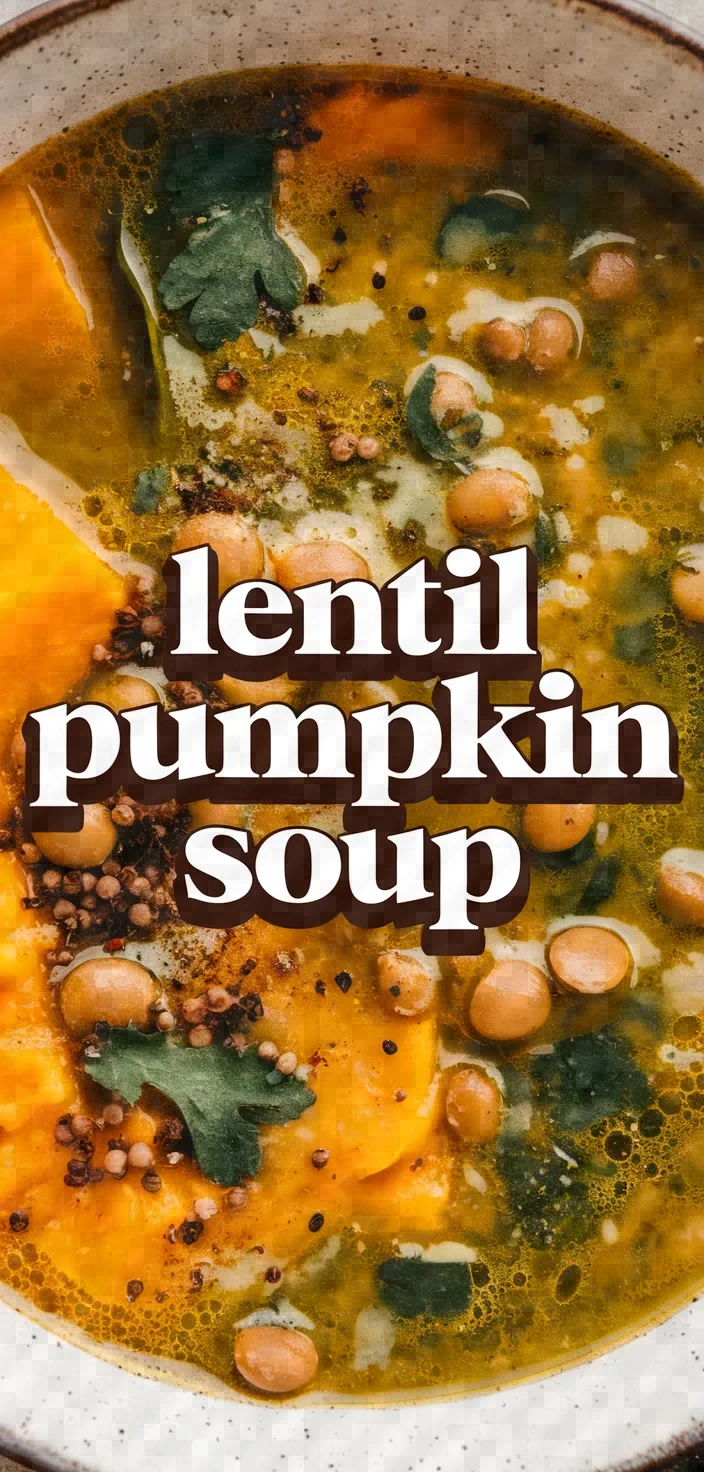 Lentil Pumpkin Soup Recipe