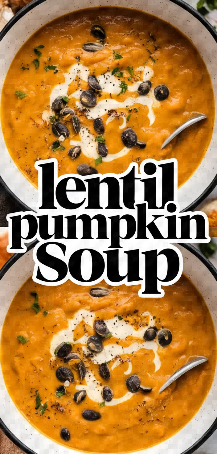 Lentil Pumpkin Soup Recipe