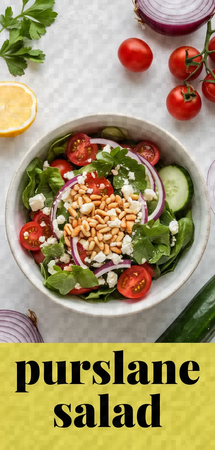 Photo of Purslane Salad Recipe