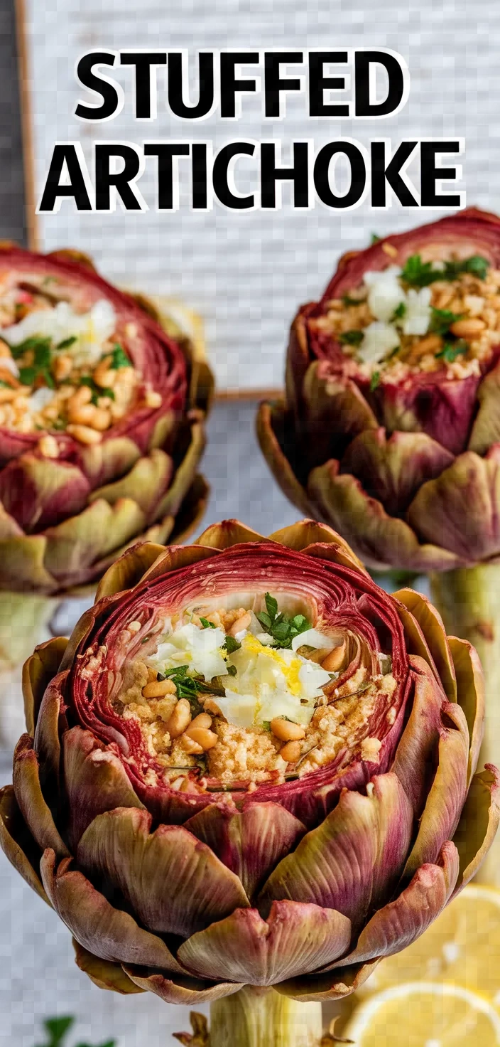 Photo of Stuffed Artichoke Recipe