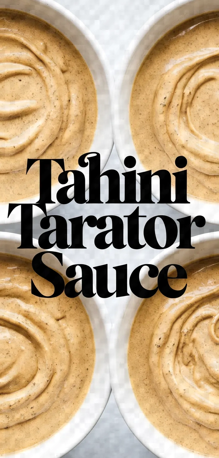 Tahini Tarator Tahini Sauce Recipe