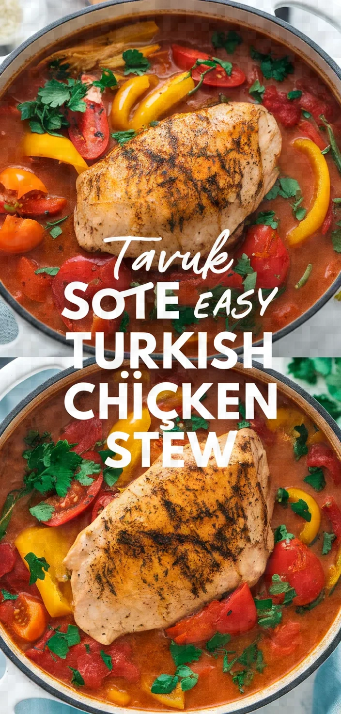 Tavuk Sote Easy Turkish Chicken Stew Recipe