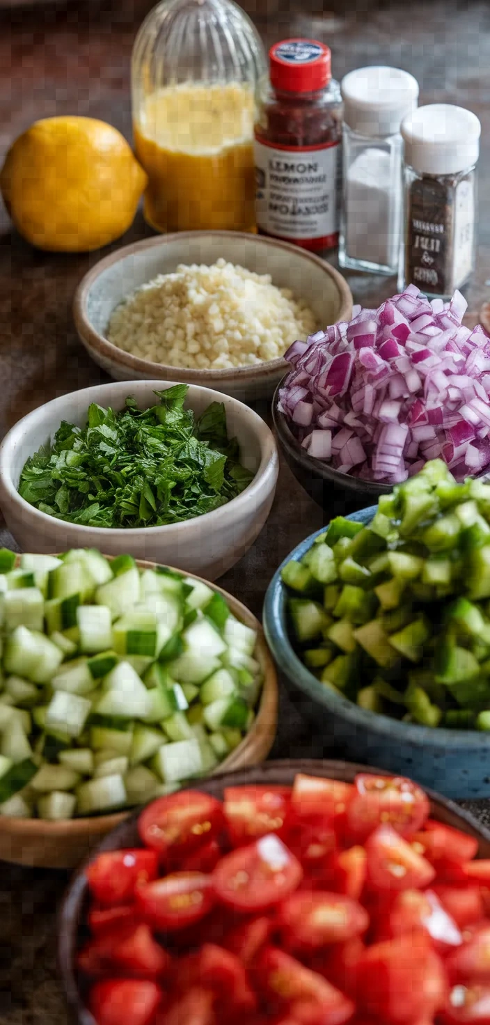 Ingredients photo for Turkish Ezme Salad Recipe