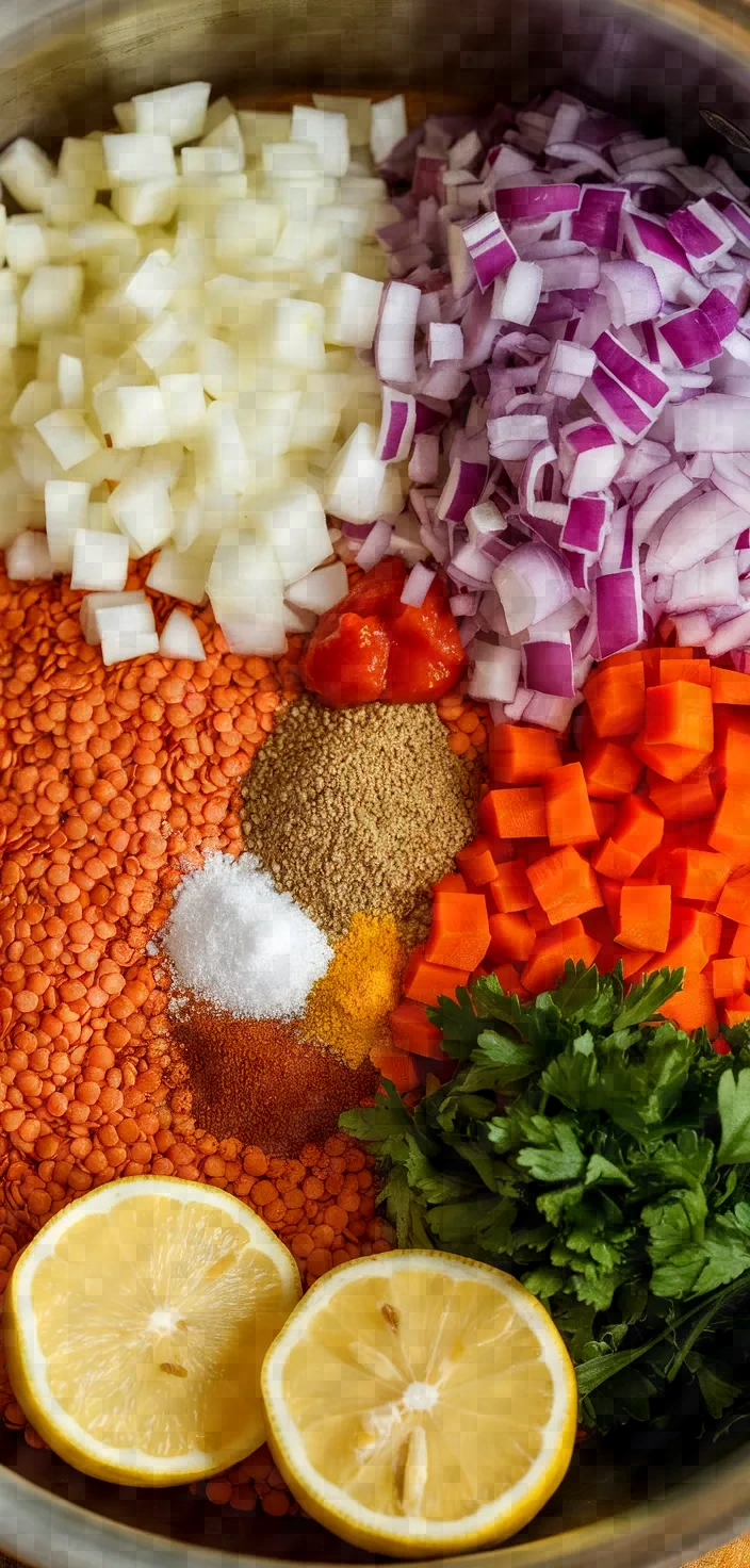 Ingredients photo for Turkish Lentil Soup Recipe